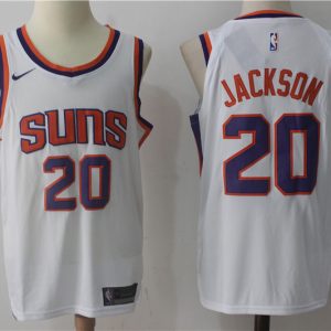 NBA Phoenix Suns #20 Jackson White Jersey