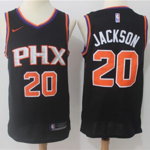 NBA Phoenix Suns #20 Jackson Black Jersey