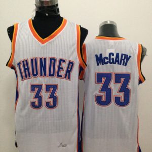 NBA Oklahoma City Thunder #33 McGary White Jersey