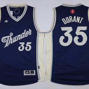 NBA Oklahoma City Thunder #35 Durant 2016 Christmas Jersey