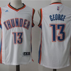 NBA Oklahoma City Thunder #13 George White New Jersey