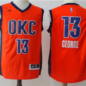 NBA Oklahoma City Thunder #13 George Orange New Jersey