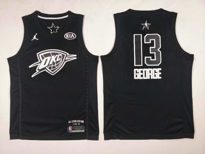 NBA Oklahoma City Thunder #13 George Black 2018 All Star Jersey
