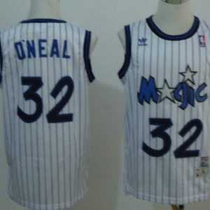 white Shaquille ONeal NBA Orlando Magic #32 Jersey