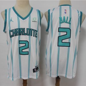 NBA Charlotte Hornets #2 LaMelo Ball White Jersey