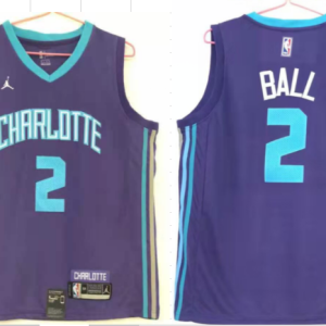 NBA Charlotte Hornets #2 LaMelo Ball Purple Jersey