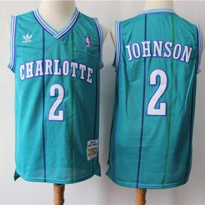 NBA Charlotte Hornets 2 Frank Jackson Green 1992-93 Hardwood Classics Men Jersey