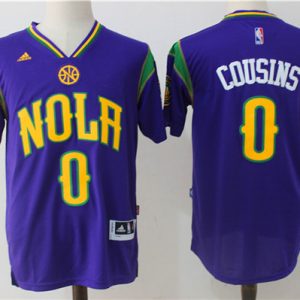 NBA New Orleans Hornets #0 Cousins Purple Jersey