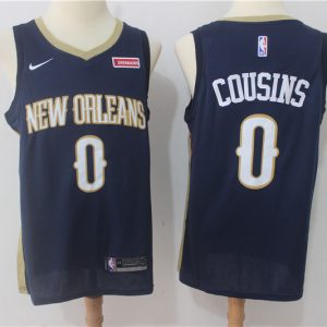 Nike NBA New Orleans Hornets #0 Cousins Blue Jersey