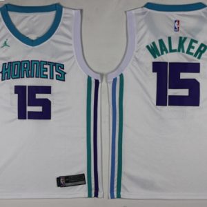Nike NBA New Orleans Hornets #15 Walker White New Jersey