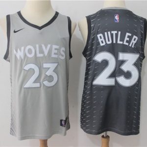 NBA Minnesota Timberwolves #23 Butler Grey City Jersey