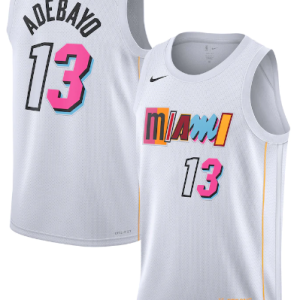 NBA Miami Heat #13 Bam Adebayo White 2022/23 City Edition Jersey