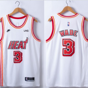 NBA Miami Heat #3 Dwyane Wade 2022/23 White Jersey