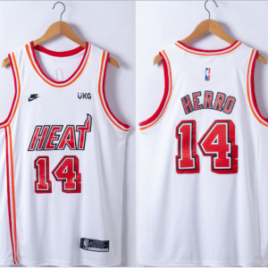 NBA Miami Heat #14 Tyler Herro 2022/23 White Jersey