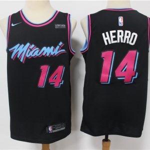 NBA Miami Heat #14 Tyler Herro City Edition Black Jersey