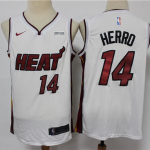 NBA Miami Heat #14 Tyler Herro City Edition White Jersey