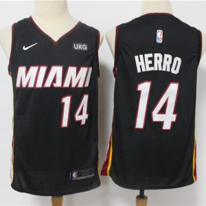 NBA Miami Heat #14 Tyler Herro City Edition Black Jersey