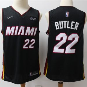 NBA Miami Heat #22 Jimmy Butler #22 Black Game Nike Jersey
