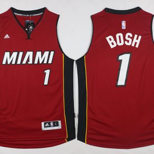 NBA Miami Heat #1 Bosh Red Jersey