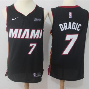 Nike NBA Miami Heat #7 Dragic Black Jersey