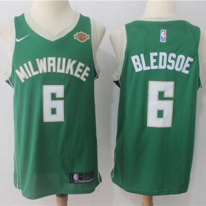 Nike NBA Milwaukee Bucks #6 Bledsoe Green Jersey