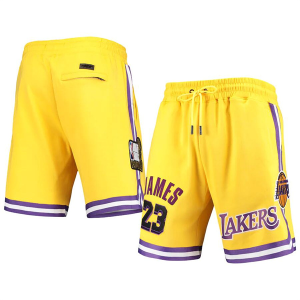 NBA Los Angeles Lakers #3 Anthony Davis Black Shorts