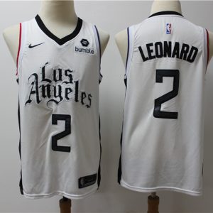 NBA Los Angeles Clippers #2 Kawhi Leonard White City Edition Jersey