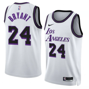 NBA Los Angeles Lakers #24 Kobe Bryant  2022/23 White Jersey