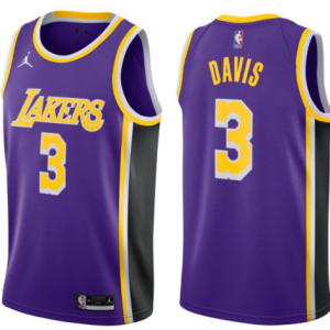 NBA Los Angeles Lakers #3 Anthony Davis Lakers Statement Edition 2020 NBA Swingman Jersey