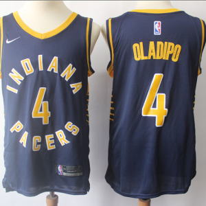 NBA Pacers 4 Victor Oladipo Blue Nike Men Jersey