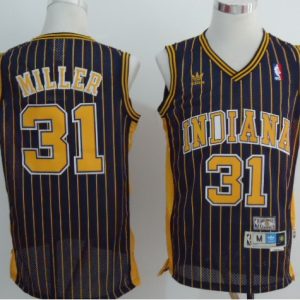 Reggie Miller jersey Black #31 NFL Indiana Pacers jersey