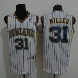 Reggie Miller white Jersey, Indiana Pacers #31 NBA Jersey