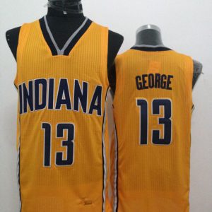 NBA Indiana Pacers #13 George Yellow Jersey