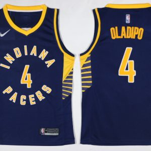 NBA Indiana Pacers #4 Oladipo D.Blue Nike Jersey