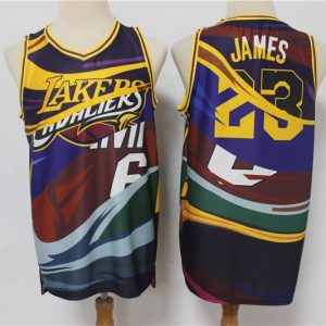 NBA Los Angeles Lakers #23 Lebron James All Team Mixed Edition Jersey