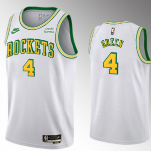 NBA Houston Rockets #4 Jalen  2022/23 Green Jersey