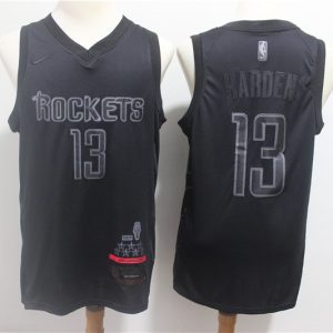 NBA Rockets 13 James Harden Black MVP Honorary Edition NikeMen Jersey
