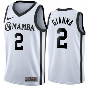 NBA Los Angeles Lakers #2 Gianna Bryant??Mamba?? White Stitched Jersey