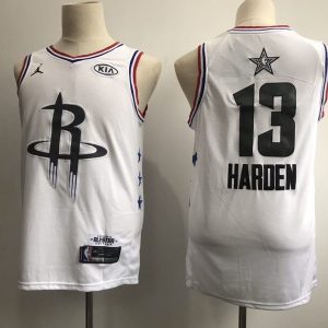 NBA Rockets 13 James Harden White 2019 All-Star Game Men Jersey