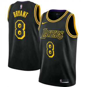 NBA Los Angeles Lakers #8 Kobe Bryant Black Stitched Jersey