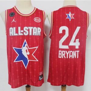 Men's NBA Los Angeles Lakers #24 Kobe Bryant Red 2020 All-Star Stitched Jersey