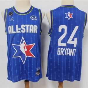 Men's NBA Los Angeles Lakers #24 Kobe Bryant Blue 2020 All-Star Stitched Jersey
