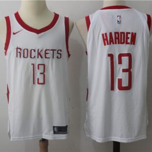 Nike NBA Houston Rockets #13 Harden White Jersey