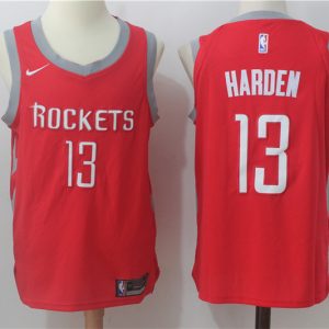 Nike NBA Houston Rockets #13 Harden Red Jersey
