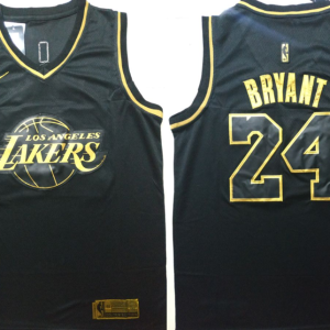 Nike NBA Los Angeles Lakers #24 Kobe Bryant Black 2019 Golden Edition Stitched Jersey