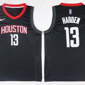 Nike NBA Houston Rockets #13 Harden Black Jersey