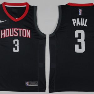 Nike NBA Houston Rockets #3 Paul Black Jersey