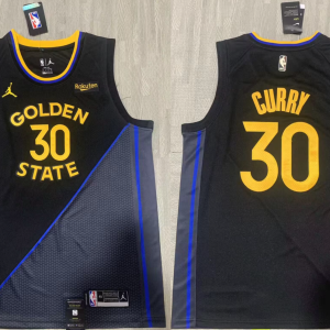 Men's Golden State Warriors #30 Stephen Curry Black Stitched Basketball Jersey