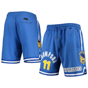 NBA Golden State Warriors #11 Klay Thompson Blue Shorts