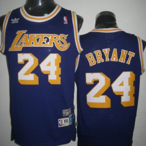 Kobe Bryant Purple Jersey, Los Angeles Lakers #24 Jersey